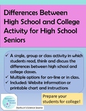 Differences Between High School and College Activity for H