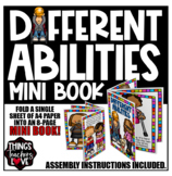 Different Abilities Mini Books, Mini Zines includes Colour