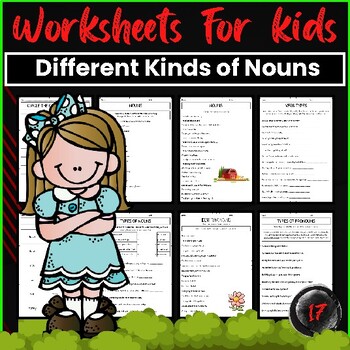 Preview of Different Kinds of Nouns Worksheet