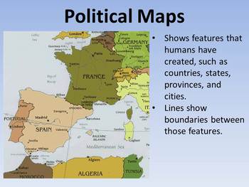 Different Types of Maps PowerPoint & Worksheet by Katie Loftin | TpT