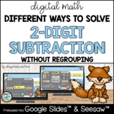 Different Ways to Solve 2 Digit Subtraction for Google Sli