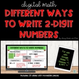 Different Ways to Write 2 Digit Numbers Place Value for Se
