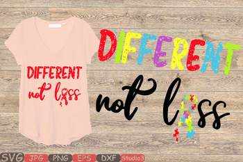 Preview of Different not less, autistic svg, autism shirt, superhero svg, awareness 86sv