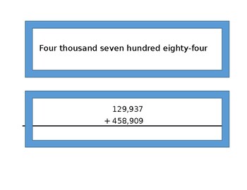 Preview of Different number form cards