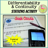 Differentiability and Continuity Stations Activity (Unit 2