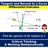Differential Calculus -The Equation of Tangent and Normal 