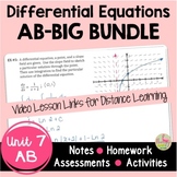 Differential Equations BIG Bundle with Video Lessons (AB V