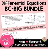 Differential Equations BIG Bundle with Video Lessons (BC V