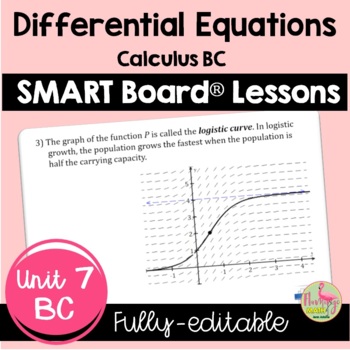 Preview of Differential Equations SMART Board® Lessons (BC Version - Unit 7)