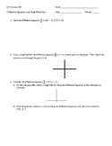 Differential Equations and Slope Fields Quiz (2 versions) 