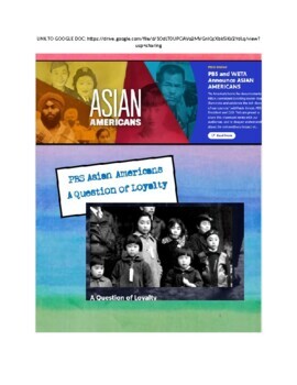 Preview of Differentiated! AAPI PBS Asian Americans: A Question of Loyalty (Japanese Camps)