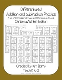 Differentiated Addition and Subtraction Practice- Gingerbread