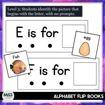 leveled alphabet flip books by miss lulu teachers pay teachers