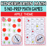 Differentiated Apple Spin and Cover Math Activities