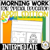 Intermediate Special Education Morning Work: April Edition