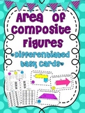 Differentiated Area of Composite Figures Task Cards