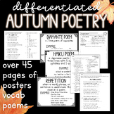 Differentiated Autumn Poetry - Reading, Writing, Halloween