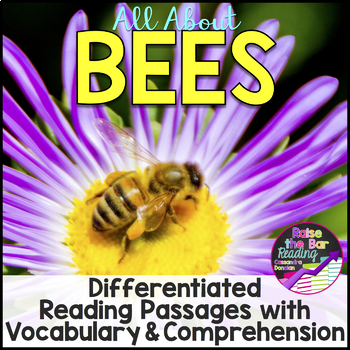 Preview of Differentiated Bees Leveled Reading Passages with Comprehension Questions