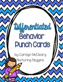 {FREEBIE} Differentiated Behavior Punch Cards