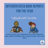 Differentiated Book Reports for the Year  (Grade 6)
