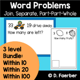 Differentiated Word Problems Slides & Workbook - Addition 
