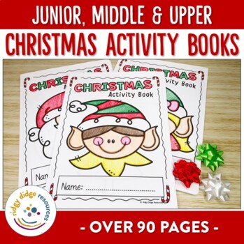 Preview of Differentiated Christmas Activity Books