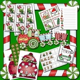Differentiated Christmas Math and Literacy Center Bundle