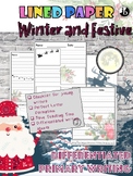 Differentiated Christmas Writing Paper Bundle - Festive Edition