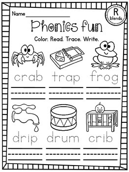 grade l 1 blends worksheet CCVC by Miss Pay Giraffe  Teachers Teachers Worksheets