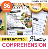 Reading Comprehension Passages - Differentiated