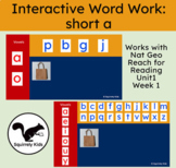 Differentiated Digital Short a Word Work: Works w/ Reach f
