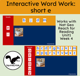 Differentiated Digital Short e Word Work: Works w/ Reach f