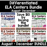 Differentiated ELA Centers August-December 2nd Grade BUNDLE