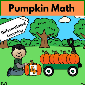 Preview of Differentiated Early Learning Pumpkin Math