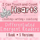Differentiated Emergent Readers - I Can Touch and Count Hearts