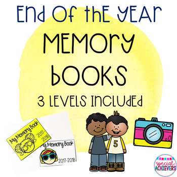 Preview of Differentiated End of the Year Memory Book