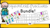 Differentiated Equivalent Fractions Dominoes Bundle