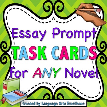 Preview of Differentiated Essay Prompt Task Cards