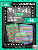 Differentiated Flip Books for Final Stable Syllable -le