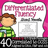 Kindergarten Fluency: Short Vowel Pack