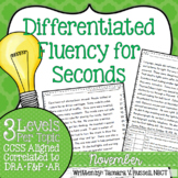 Second Grade Fluency: November Edition