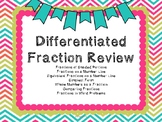 Differentiated Fraction Review (with a QR Code option)