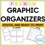 French Summary Writing Graphic Organizers