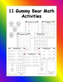 Differentiated Gummy Bears Math Activities