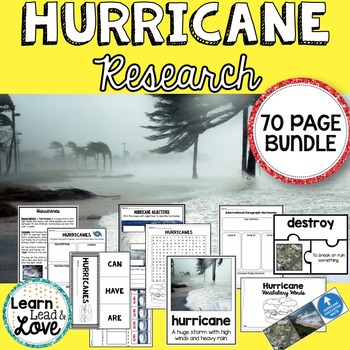 Hurricane Research Unit With Powerpoint By Learn Lead And Love 