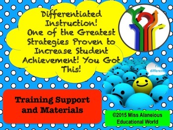 Preview of Differentiated Instruction: Training Support and Materials