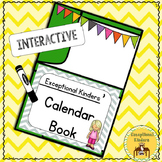 Differentiated Interactive Calendar Books Autism