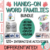 Word Families BUNDLE: Hands-On Activities (Differentiated 