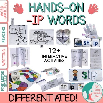 Preview of Differentiated Interactive Word Families: Hands-On -IP Activities