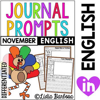 Preview of November Journal Prompts